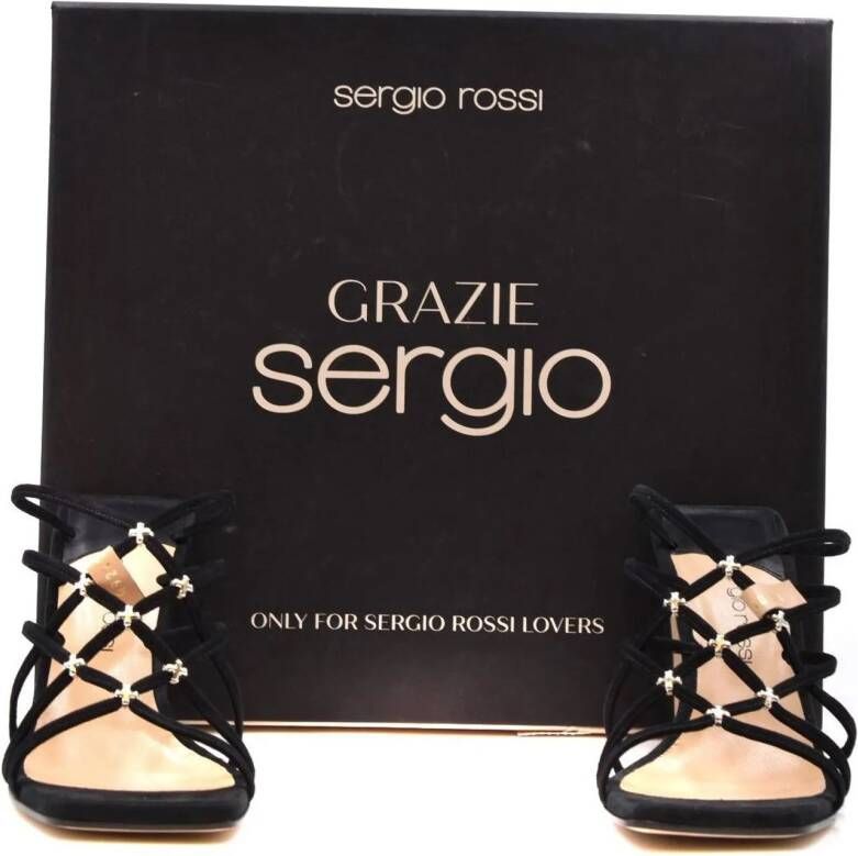 sergio rossi Sandalen Sandals Black in zwart