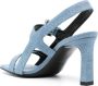 Sergio rossi Slippers & Mules Sandals Blue in blauw - Thumbnail 4