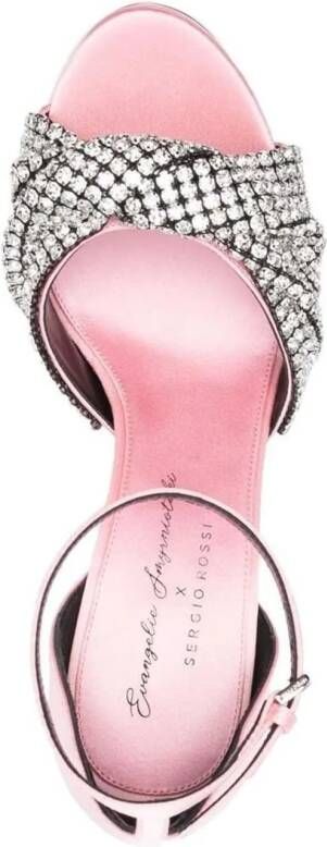 sergio rossi Slippers & Mules Sandals Pink in poeder roze