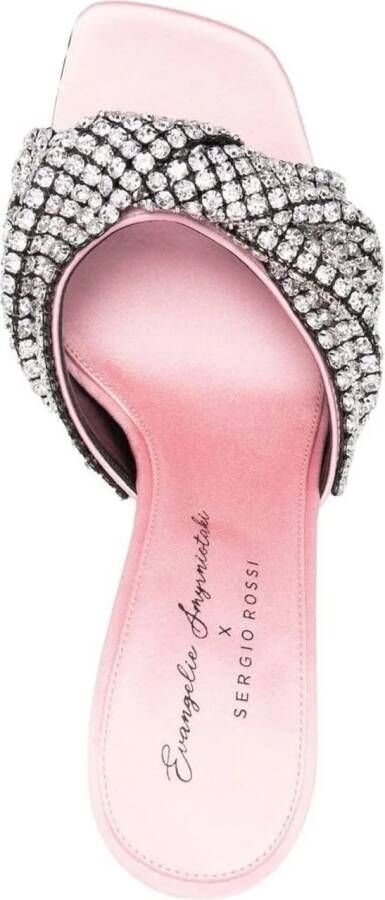 sergio rossi Slippers & Mules Sandals Pink in poeder roze