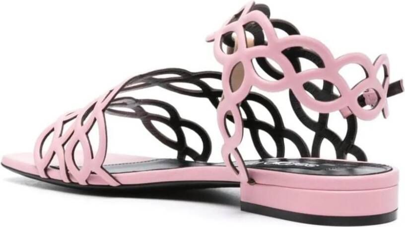 sergio rossi Slippers & Mules Sandals Pink in poeder roze