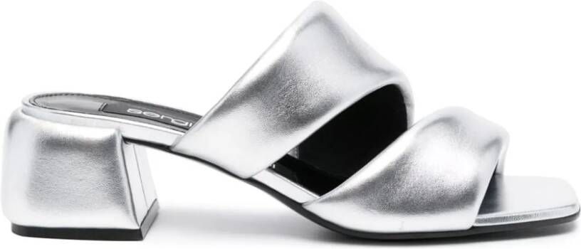 sergio rossi Slippers & Mules Sandals Silver in zilver