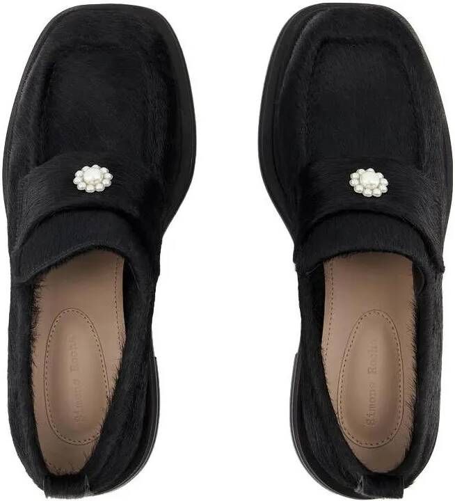 Simone Rocha Loafers & ballerina schoenen Heart Toe Loafers Leather Black in zwart