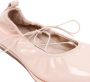 Simone Rocha Loafers & ballerina schoenen Pink Powder Patent Calf Leather Heart Toe Lace-Up in roze - Thumbnail 2