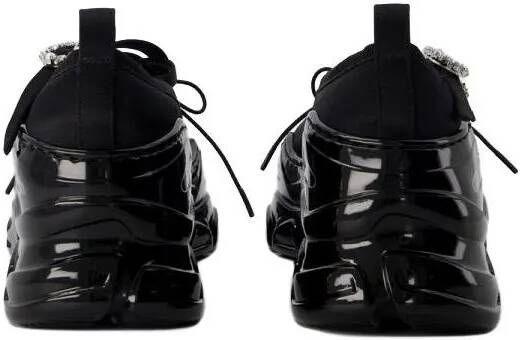 Simone Rocha Sneakers Classic Criss Cross Tracker Sneakers Pvc Black in zwart