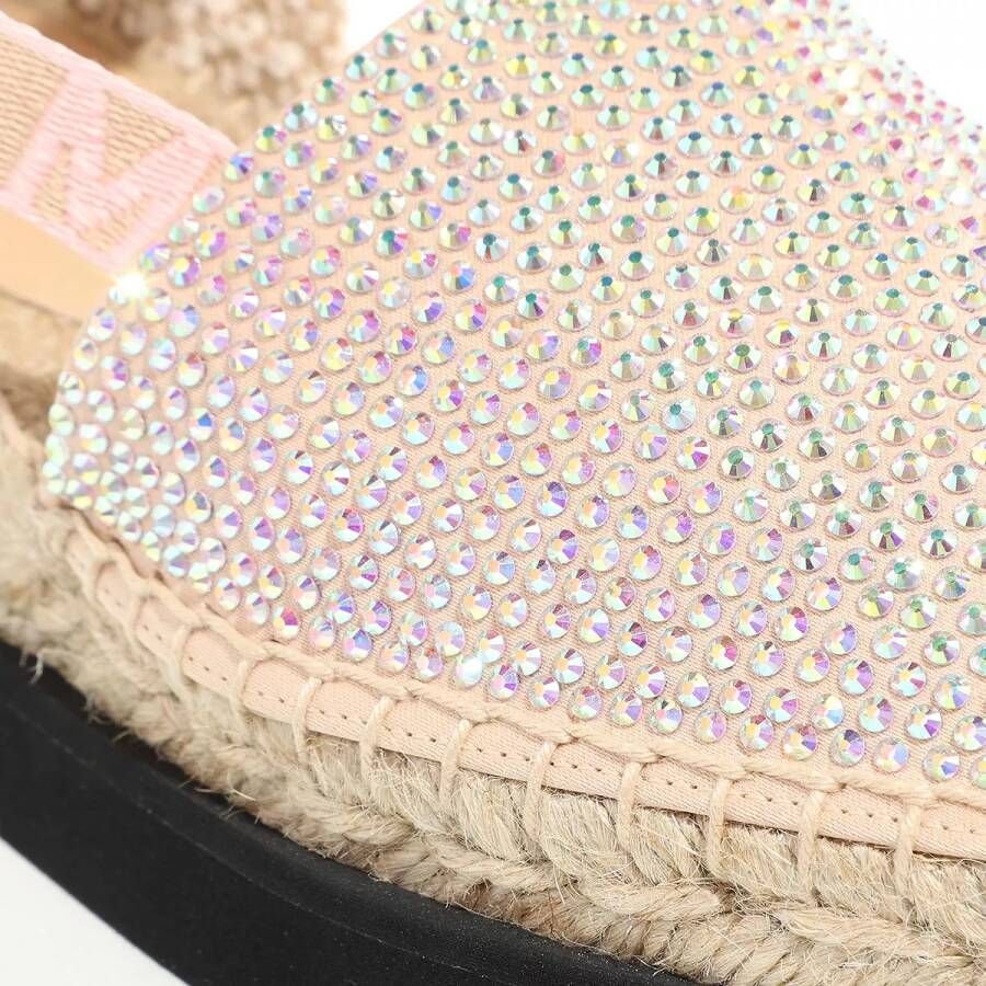 Stella Mccartney Espadrilles Gaia Embellished Ankle Strap Platform Espadrilles in beige