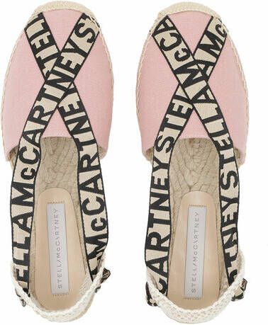 Stella Mccartney Espadrilles Gaia Espadrilles Organic Canvas in poeder roze