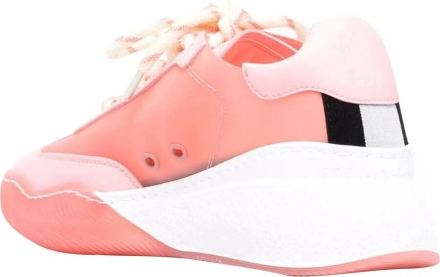 Stella Mccartney Low-Top Sneakers Loop Lace-up Sneakers in poeder roze