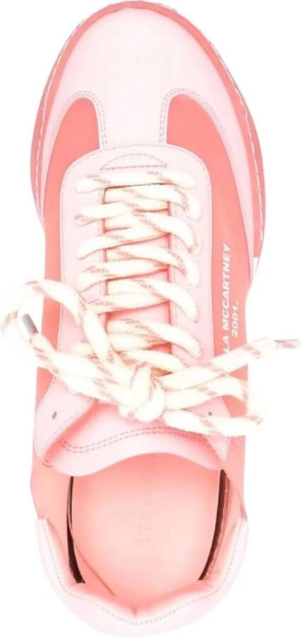 Stella Mccartney Low-Top Sneakers Loop Lace-up Sneakers in poeder roze