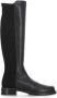 Stuart Weitzman Zwarte Leren en Stoffen Dameslaarzen Black Dames - Thumbnail 7