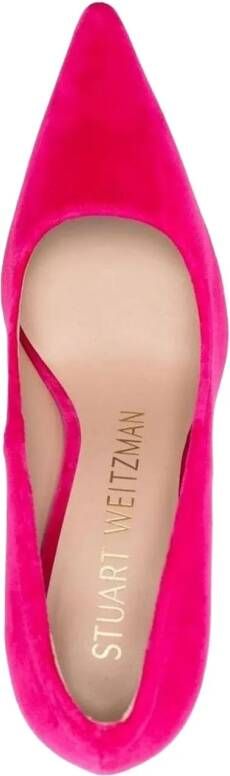 Stuart Weitzman Hoge hakken Decollete Pink in poeder roze