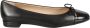 Stuart Weitzman Zwarte Ballerina Schoenen Amandel Teen Strik Black Dames - Thumbnail 6