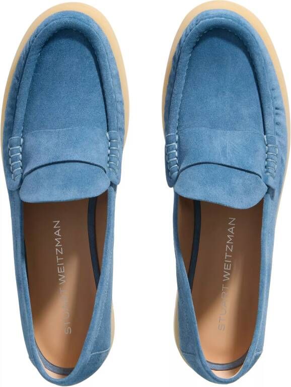 Stuart Weitzman Loafers & ballerina schoenen Blake Loafer in blauw