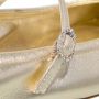 Stuart Weitzman Loafers & ballerina schoenen Claris Ballet Flat in goud - Thumbnail 2