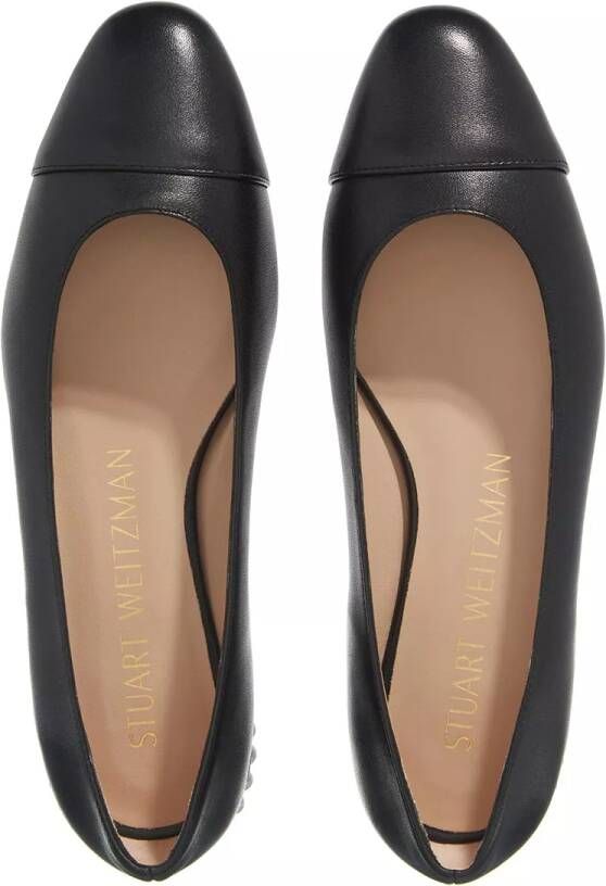 Stuart Weitzman Loafers & ballerina schoenen Pearl Flat in zwart