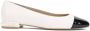 Stuart Weitzman Loafers Pearl Flat Pink Leather Ballerinas in wit - Thumbnail 2