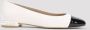 Stuart Weitzman Loafers Pearl Flat Pink Leather Ballerinas in wit - Thumbnail 4