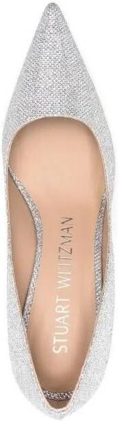 Stuart Weitzman Pumps & high heels 90Mm Glitter Pumps in wit