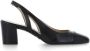 Stuart Weitzman Pumps & high heels Sleek 50 Sling Back in zwart - Thumbnail 8