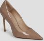 Stuart Weitzman Hoge hakken Stuart 100 Pumps in bruin - Thumbnail 2