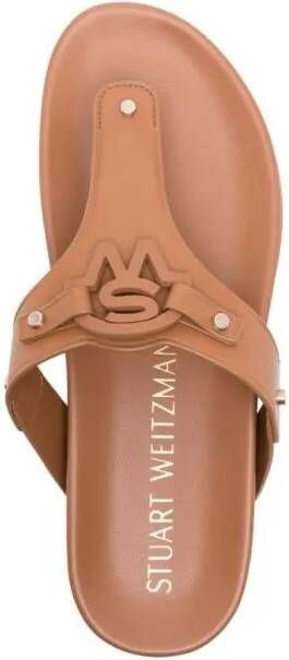 Stuart Weitzman Sandalen Flat Shoes Brown in bruin