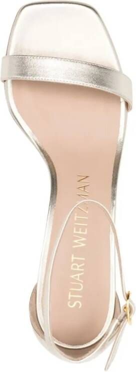 Stuart Weitzman Sandalen Golden Sandals in goud