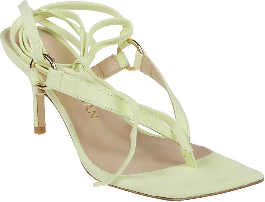 Stuart Weitzman Sandalen Lalita 75 Sandals Yellow & Orange in geel