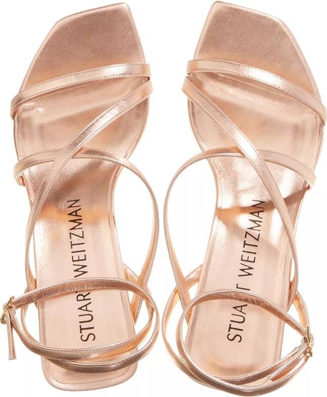 Stuart Weitzman Sandalen Oasis 75 Ankle-Strap Sandal in roségoud