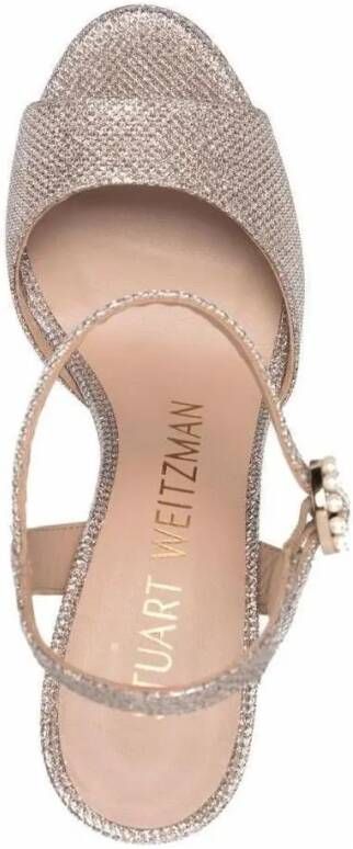 Stuart Weitzman Sandalen Platform Pumps in grijs