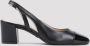 Stuart Weitzman Sandalen Sleek 50 Black Nappa Leather Sandals in zwart - Thumbnail 2