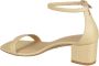 Stuart Weitzman Tarwe Sandalen met Geweven Design Beige Dames - Thumbnail 6