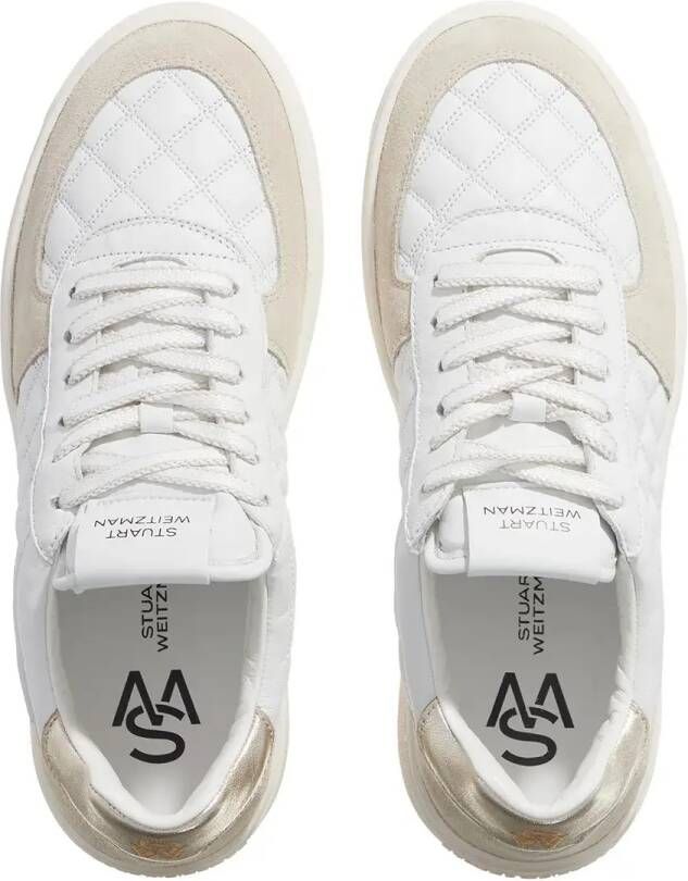 Stuart Weitzman Sneakers SW Courtside Sleek Sneaker in wit