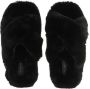 Ted Baker Sandalen Wfp Lopply Faux Fur Cross Over Slipper in black - Thumbnail 5