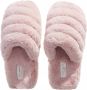 Ted Baker Slippers Lopsey Faux Fur Mule Slipper in poeder roze - Thumbnail 3