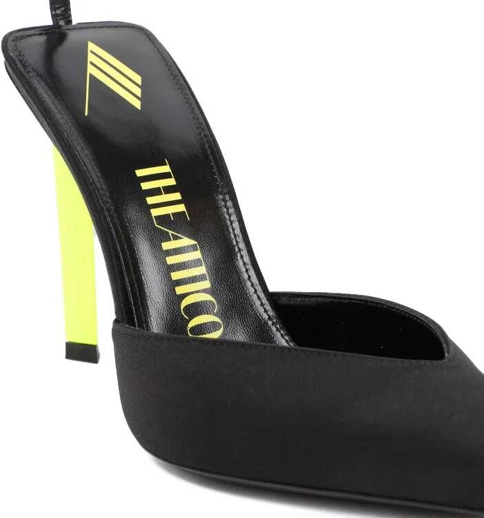 The Attico Pumps & high heels Black And Yellow Perine Pump in zwart