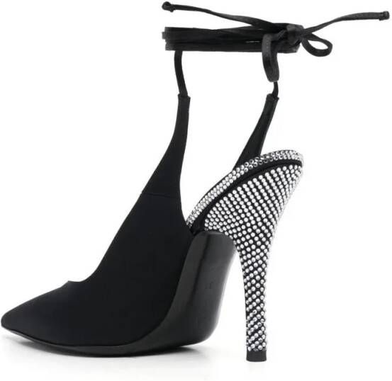 The Attico Pumps & high heels Venus 110Mm Tie-Ankle Pumps in zwart