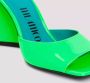 The Attico Sandalen Green Leather Piper Sandal in groen - Thumbnail 4