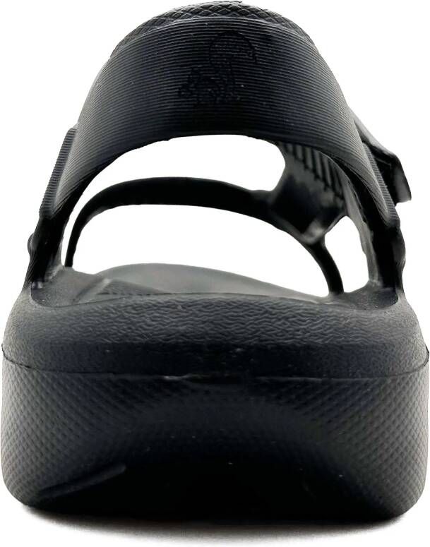 thies Boots 1856 Ecofoam Trek Sandal vegan black water in zwart