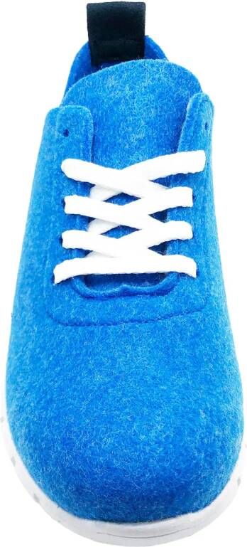 thies Low-Top Sneakers PET Sneaker blue vegan aus recycelten Fl in blauw