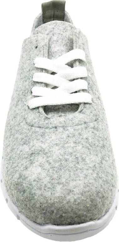 thies Low-Top Sneakers PET Sneaker stone grey vegan aus recycel in grijs