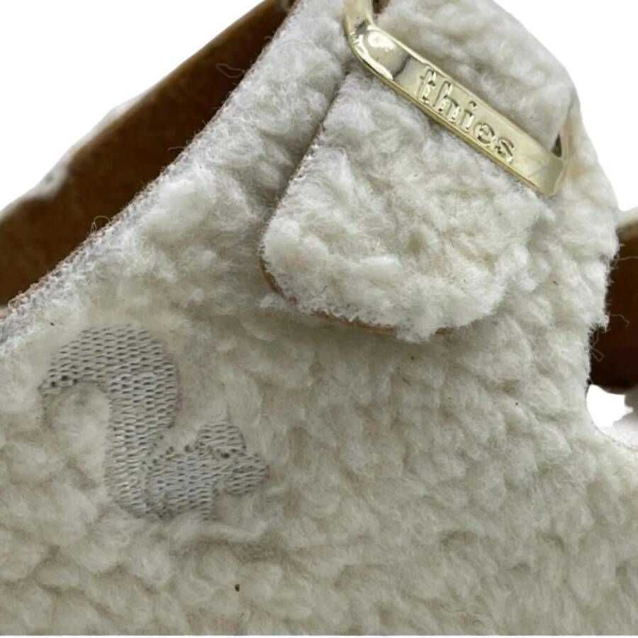 thies Sneakers 1856 Eco Teddy Sandal vegan off white (W X in crème