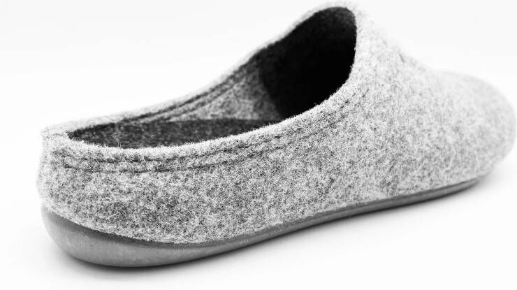 thies Sneakers 1856 Recycled PET Slipper vegan light grey in grijs