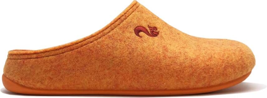 thies Sneakers 1856 Recycled PET Slipper vegan orange (W in geel