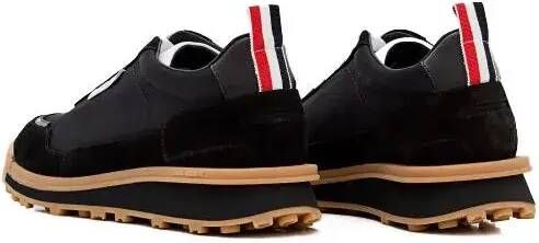 Thom Browne Low-Top Sneakers Alumni Trainer In Tech Nylon in zwart