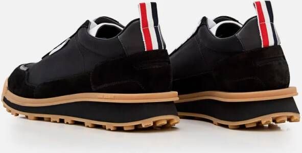 Thom Browne Low-Top Sneakers Alumni Trainer In Tech Nylon in zwart