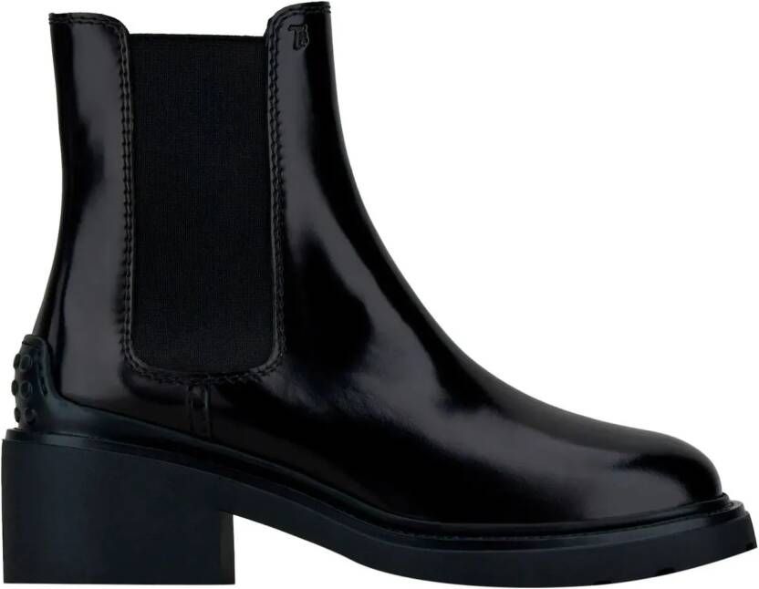 TOD'S Boots & laarzen Women Chelsea Boots GOMMA CARRO Calfskin in zwart