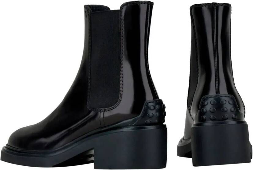 TOD'S Boots & laarzen Women Chelsea Boots GOMMA CARRO Calfskin in zwart