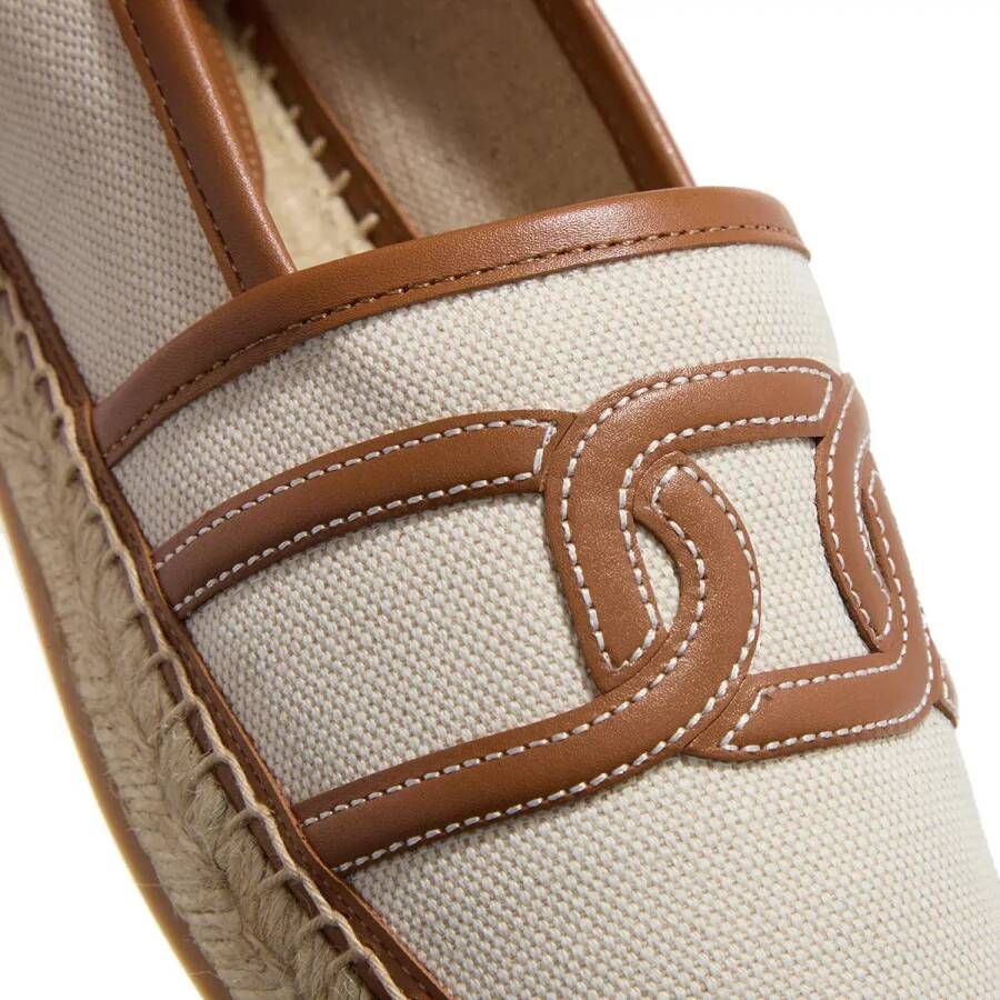 TOD'S Espadrilles Gomma Rafia 08 L in bruin