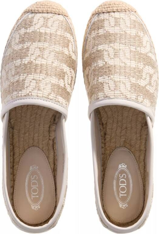 TOD'S Espadrilles Jacquard Espadrillles in beige