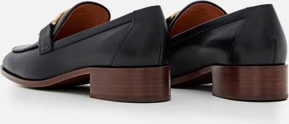 TOD'S Loafers & ballerina schoenen 35mm Leather Loafers in zwart